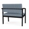 Lesro Lenox Steel Bariatric Chair Metal Frame, Black, RS Rain Song Upholstery LS1401 - alternate 3
